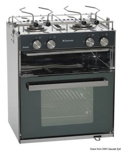 DOMETIC Gaskocher Slim Starlight 2 Brenner 