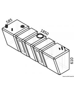 Dieseltank aus netzverstärktem Polyethylen 52.031.19