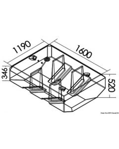 Treibstofftank 767 l 