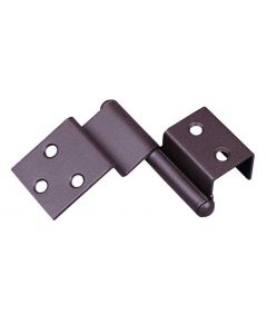 2 Spezialscharniere links (braun)