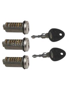 3 Steckzylinder inkl. 2 Schlüssel STS-System