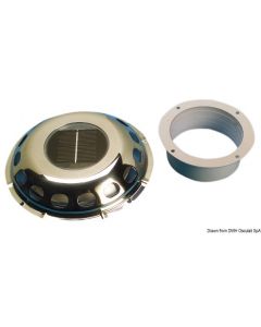 Ventilator aus VA-Stahl m.Solarzellen 