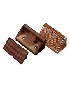 Möbelverbinder mit Kappe, braun. 10 Stk. SB-verpackt
