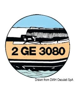 Selbstklebende Buchstabe C schwarz 20cm 