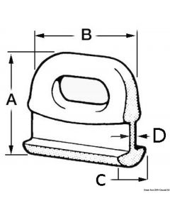 Mastrutscher aus Nylon 10 mm 