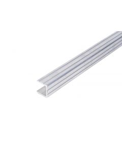 U-Profil aus Alu 15mm Stange 2m