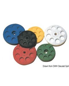 Runder Trapezgriff 65 mm blau 