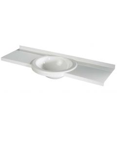 Design-Waschbecken 900 x 270mm, weiß