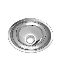 Waschbecken oval Edelstahl, 340mm