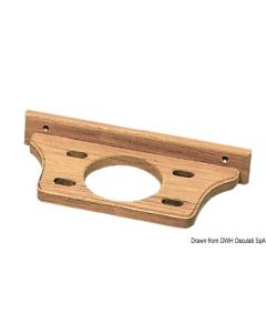 Teakholz-Zahnputzbecker 206x89x37 mm 