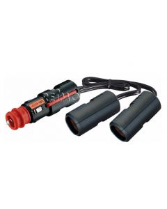 Zwillingskupplung 12/24 Volt 2x 8A, 2 große Kupplungen
