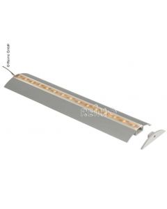 Endkappe für Aluminium LED Profil halbrund, 2 Stück