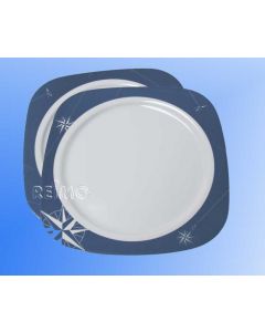 Melamin Teller Set (Ø 22,5cm) Polarstern, 2 Stück
