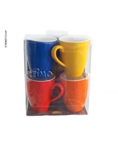 Melamin Becher 4er-Set SUNSHINE in 4 Farben
