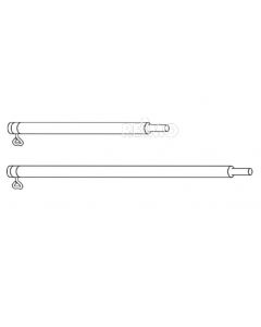 Verlängerungsstange Alu 0,5M, Durchmesser 28x1, 0 mm 2 Stück