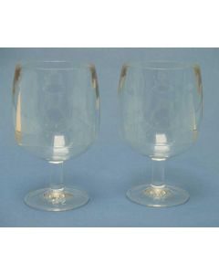 Plastik Weingläser 2 Stk. stapelbar 250ml, Acryl