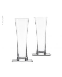 Biergläser Magnet 2er Set, inkl. 2 Magnet-Untersetzer