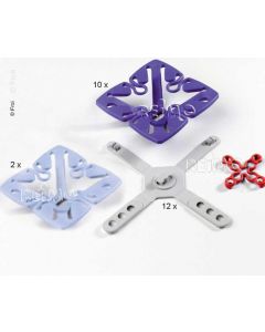 Froli Bettsystem Star Zusatzpaket 12 Elemente + 12 Fußkreuze + 2 Spannkreuze    