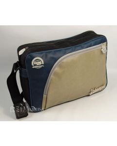 VW Collection Schultertasche Reifenprofil",25x35x10cm,blau/grau"