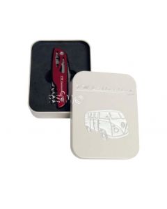VW Collection VW Bulli Taschenmesser aus Metall, 10 x 1,8 x 2,8 cm