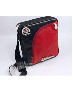 VW Collection Schultertasche Reifenprofil",26x22x7cm,schwarz/rot"