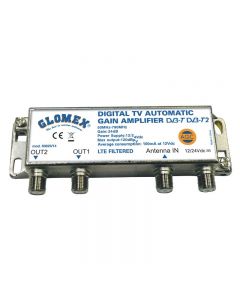 Automatic gain control amplifier, 1 input 2 outputs - NEU