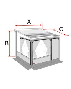 Privacy Room 300 - Large / H: 251-280 - F45
