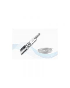Koaxkabel 50 Ohm, RG 58 weiß