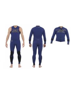 Jetpilot Matrix Race John and Jacket Navy/Gold